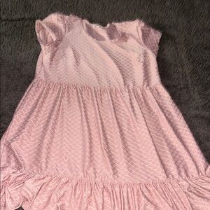 Pink Casual Kids Dress